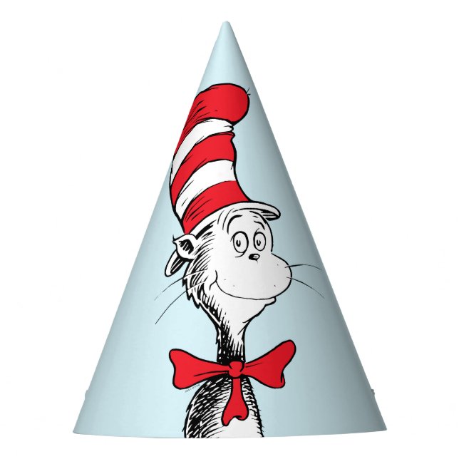 Dr. Seuss I Cat in the Hat Stehend Tall Partyhütchen (Vorderseite)