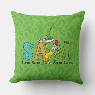 Dr. Seuss Ich bin Sam. Sam bin ich. Kissen