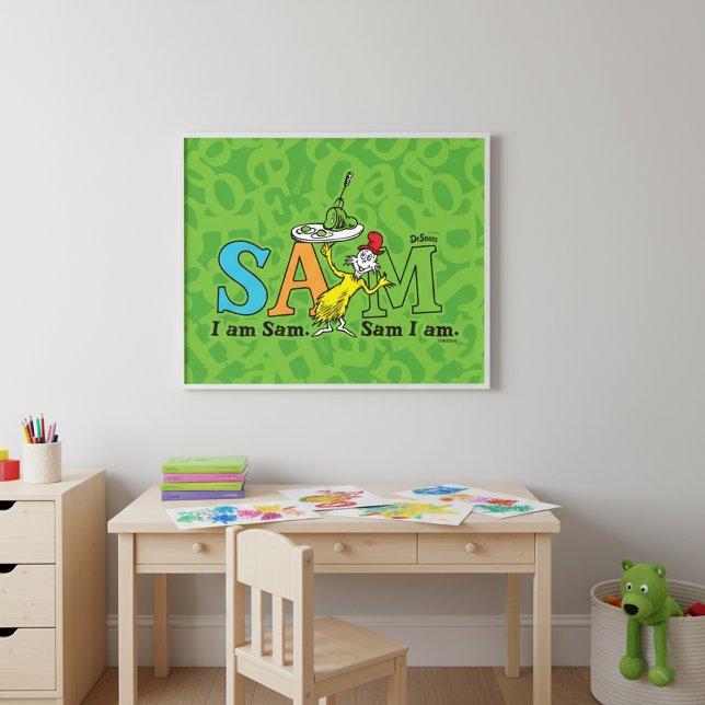 Dr. Seuss | Ich bin Sam. Sam bin ich. Poster (Von Creator hochgeladen)