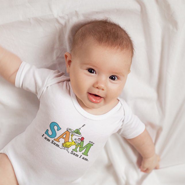 Dr. Seuss | Ich bin Sam. Sam I. Baby Strampler (Von Creator hochgeladen)