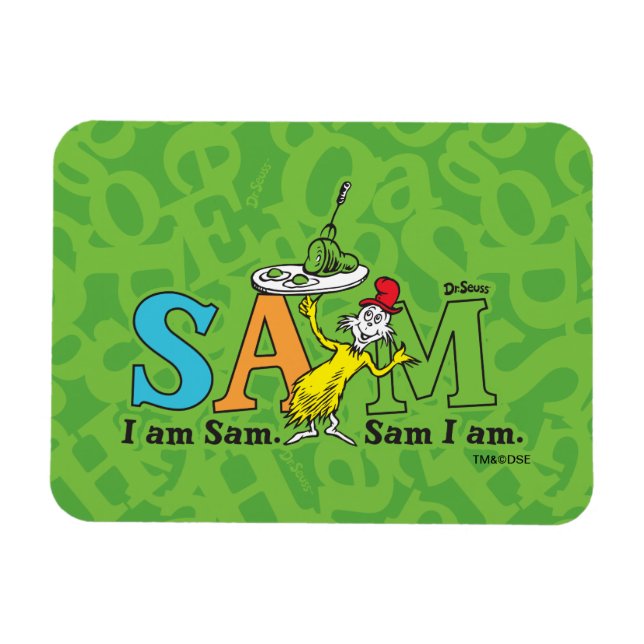 Dr. Seuss | Ich bin Sam. Sam I. Magnet (Horizontal)