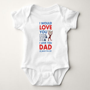 Dr. Seuss Ich Liebe Sie Vater so viel Sie sehen Baby Strampler