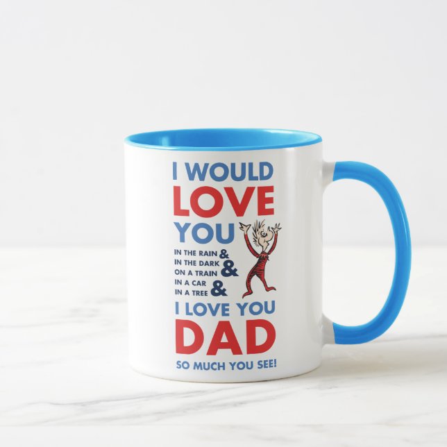 Dr. Seuss | Ich Liebe Sie Vater so viel Sie sehen Tasse (Rechts)