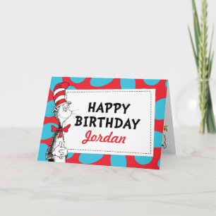 Dr. Seuss Joyeux Anniversaire ! Carte