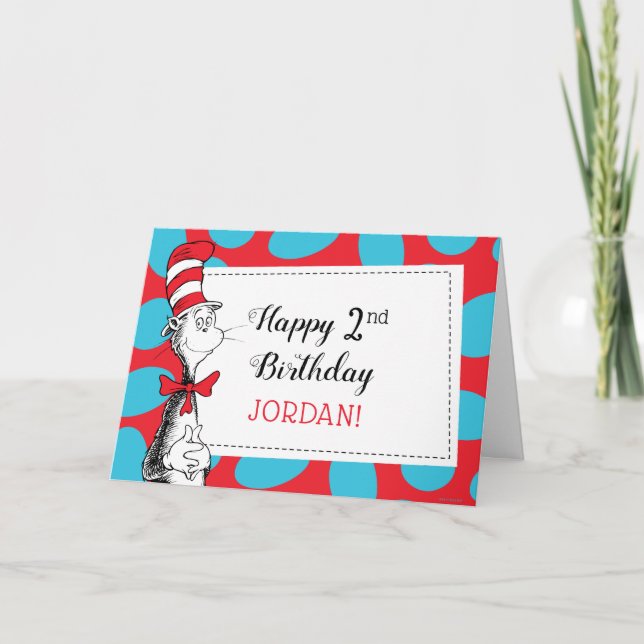 Dr Seuss | Joyeux Anniversaire Pour Vous ! Carte (Devant)