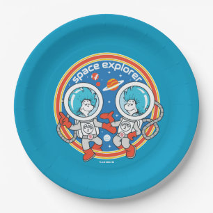 Dr. Seuss Kaddet One Cadet Two Space Explorer Pappteller