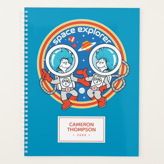 Dr. Seuss | Kaddet One Cadet Two Space Explorer Planer (Vorderseite)