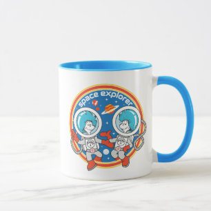 Dr. Seuss Kaddet One Cadet Two Space Explorer Tasse
