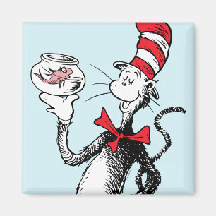 Dr. Seuss Kater im Hut & Krinklebine Magnet