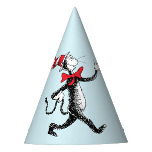 Dr. Seuss   Kater mit Hut Kater Spaziergang Partyhütchen
