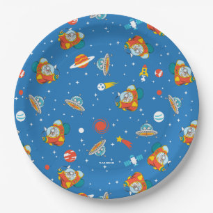 Dr. Seuss   Katze im Hat Space Muster Pappteller