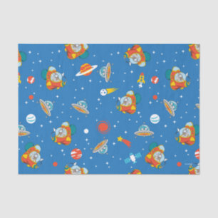 Dr. Seuss   Katze im Hat Space Muster Seidenpapier