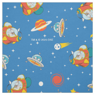 Dr. Seuss Katze im Hat Space Muster Stoff