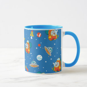 Dr. Seuss   Katze im Hat Space Muster Tasse