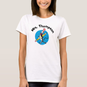 Dr. Seuss   Katze im Hut-Individuelle Name T-Shirt