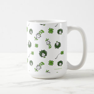 Dr. Seuss   Katze im Hut Kleeblatt-Muster Kaffeetasse