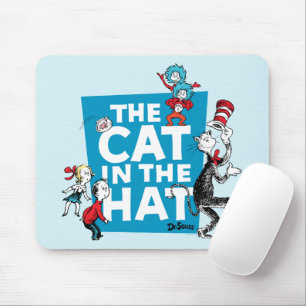 Dr. Seuss   Katze im Hut Logo - Figuren Mousepad