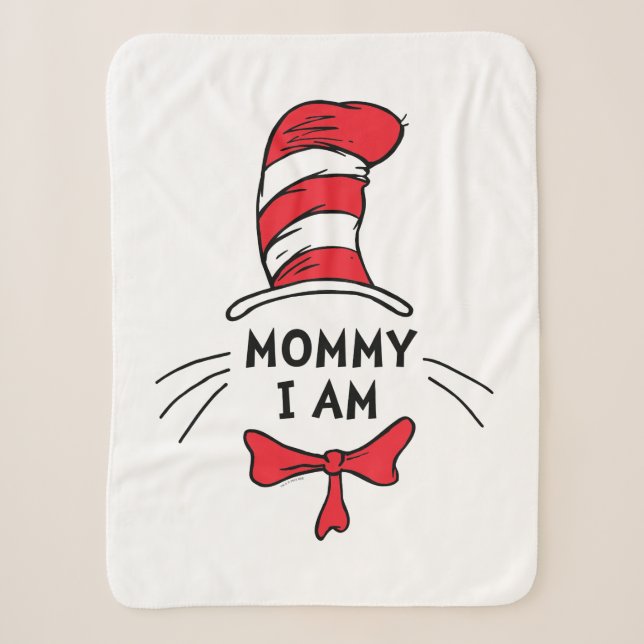 Dr. Seuss | Katze im Hut - Mommy Ich bin Sherpadecke (Vorderseite)