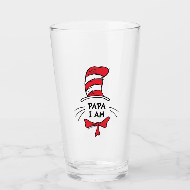 Dr. Seuss | Katze im Hut - Papa Ich bin Glas (Vorderseite)