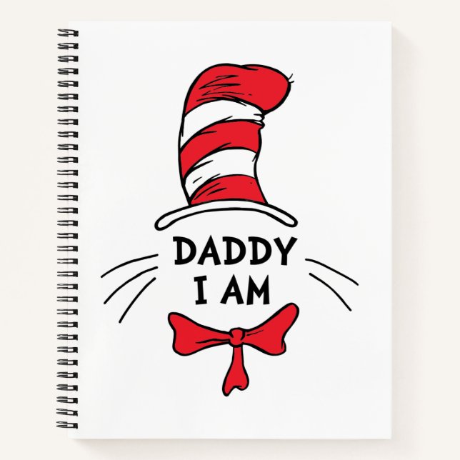 Dr. Seuss | Katze im Hut - Papa Ich bin Notizbuch (Vorderseite)