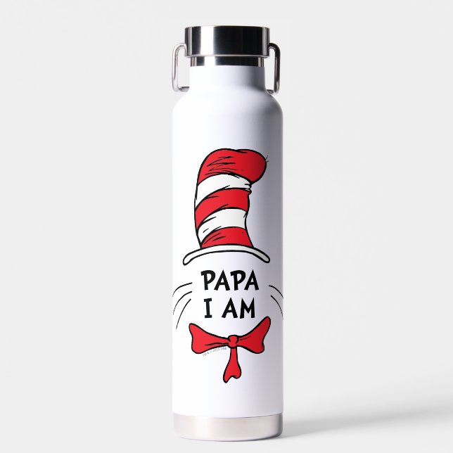Dr. Seuss | Katze im Hut - Papa Ich bin Trinkflasche (Vorne)