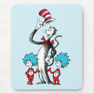Dr. Seuss Katze im Hut, Sache eins und Sache zwe Mousepad