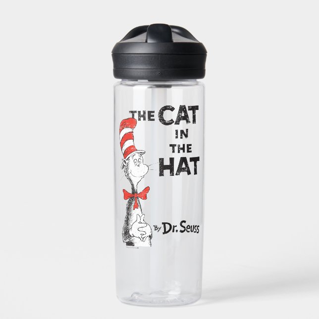 Dr. Seuss | Katze im Hutbuch Trinkflasche (Vorderseite)