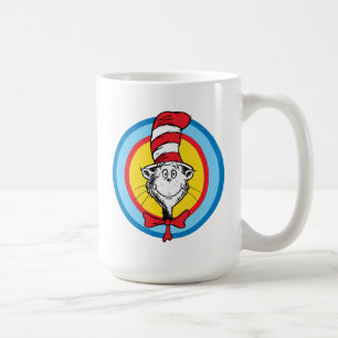 Dr. Seuss Katze im Hutkopf-Graphic Kaffeetasse