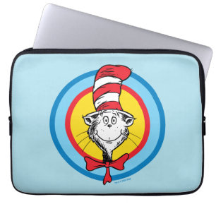 Dr. Seuss Katze im Hutkopf-Graphic Laptopschutzhülle
