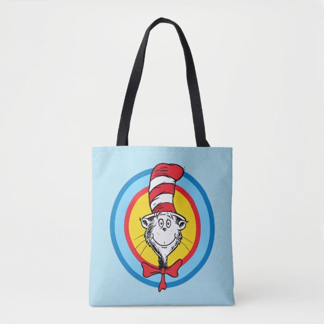 Dr. Seuss | Katze im Hutkopf-Graphic Tasche (Vorderseite)