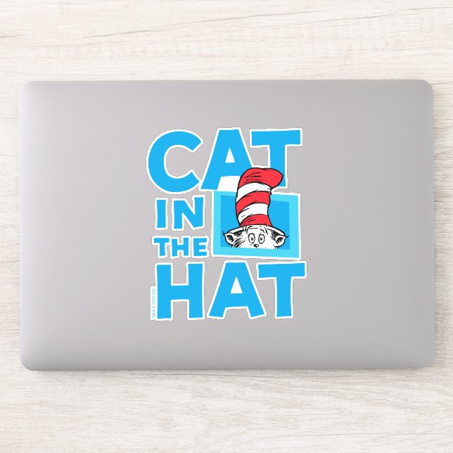 Dr. Seuss | Katze im Hutlogo Aufkleber (Computer)