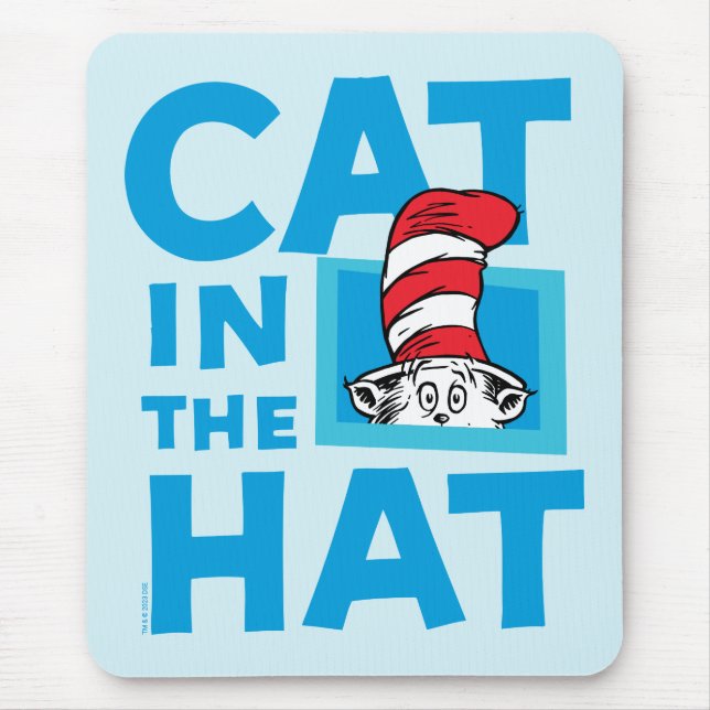 Dr. Seuss | Katze im Hutlogo Mousepad (Vorne)