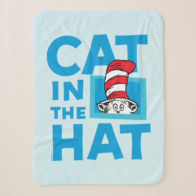 Dr. Seuss | Katze im Hutlogo Sherpadecke (Vorderseite)