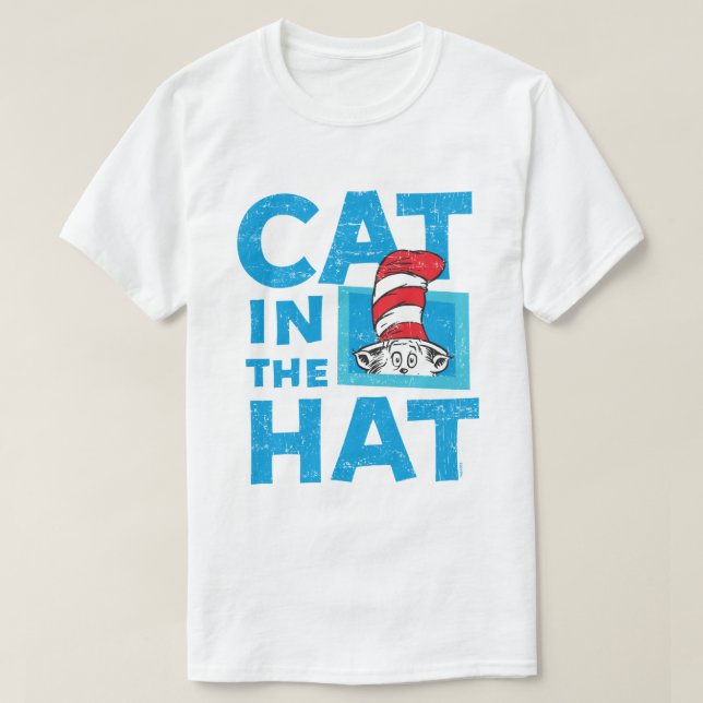 Dr. Seuss | Katze im Hutlogo T-Shirt (Design vorne)