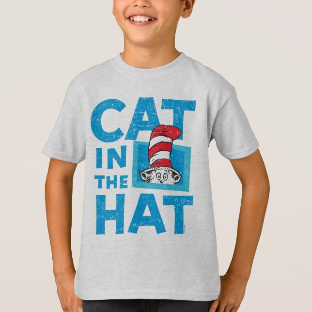 Dr. Seuss | Katze im Hutlogo T-Shirt (Vorderseite)