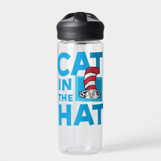 Dr. Seuss | Katze im Hutlogo Trinkflasche (Vorderseite)