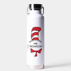 Dr. Seuss   Katze im Namen eines benutzerdefiniert Trinkflasche