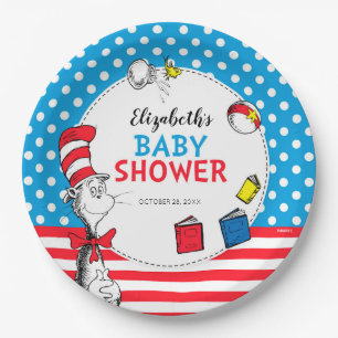 Dr. Seuss - Katze in der Hat Baby Dusche Pappteller