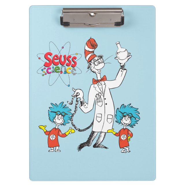 Dr. Seuss | Katze in der Hat Seuss Science Klemmbrett (Vorderseite)