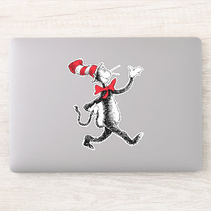 Dr. Seuss Katze in der Hutkatze Aufkleber