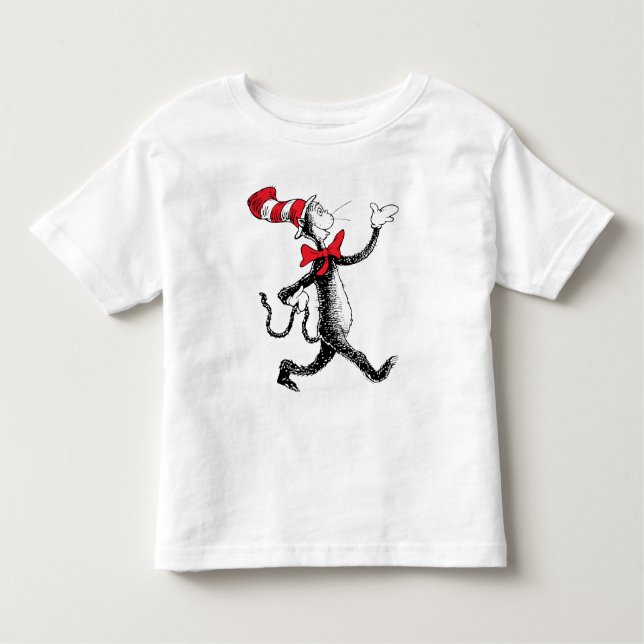 Dr. Seuss | Katze in der Hutkatze Kleinkind T-shirt (Vorderseite)