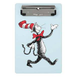 Dr. Seuss   Katze in der Hutkatze Mini Klemmbrett