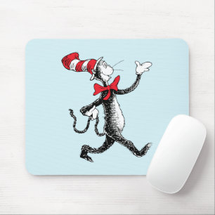 Dr. Seuss Katze in der Hutkatze Mousepad