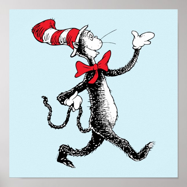 Dr. Seuss | Katze in der Hutkatze Poster (Vorne)