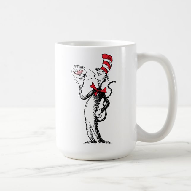 Dr. Seuss | Katze in Hut und Krinklebine Kaffeetasse (Rechts)