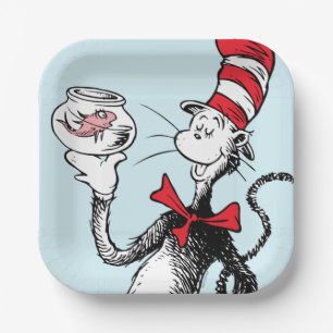 Dr. Seuss   Katze in Hut und Krinklebine Pappteller