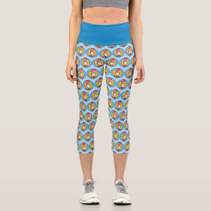 Dr. Seuss Katze mit Hut Kopf Grafik Capri Leggings