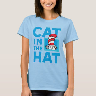 Dr. Seuss Katze mit Hut Logo T-Shirt