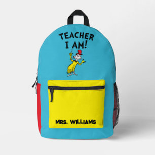 Dr. Seuss   Lehrer Ich bin! Bedruckter Rucksack