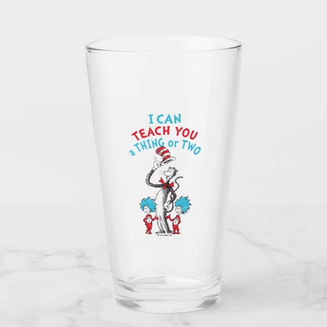 Dr. Seuss | Lehrer Ich kann dir etwas beibringen Glas (Vorderseite)